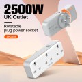 LD 3-Way Rotatable Plug with USB-C & A Ports - Gadget Man Ireland