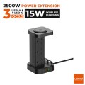 Gadget Man Ireland - Ld 6gang Tower Qi Pd/Qc Socket 2mtr