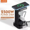 Gadget Man Ireland - Ld 6gang Tower Qi Pd/Qc Socket 2mtr