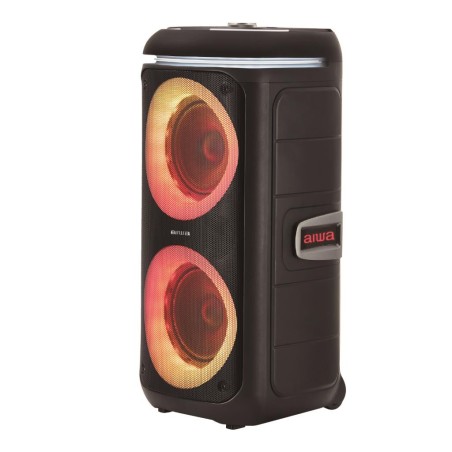 Aiwa 380W RGB Light HyperBass Trolley Speaker - Gadget Man Ireland