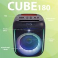 Ibiza CUBE180 LED 180W Bluetooth Speaker