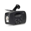 Nedis Emergency Crank/Solar FM/AM Radio - Gadget Man Ireland