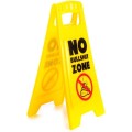 Gadget Man Ireland - Desk Warning Sign — Yellow novelty desk sign (10 designs)