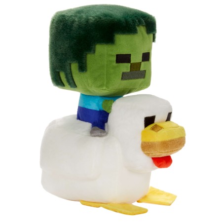 Minecraft 20cm Chicken Jockey Deluxe Plush – Gadget Man Ireland