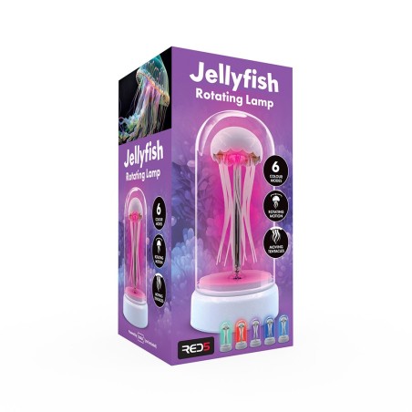 Jellyfish Rotating Lamp, 6 Colour Modes - Gadget Man Ireland