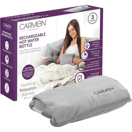 Carmen C85043GRY Hot Water Bottle Grey - Gadget Man Ireland