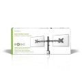 Nedis Dual Monitor Desk Mount 15"–32" - Gadget Man Ireland