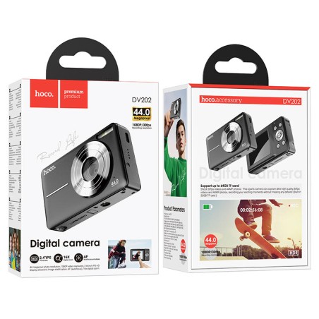 Gadget Man Ireland - Hoco DV202 5MP 2.4" Auto Focus HD Digital Camera