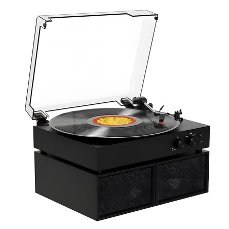 Harrow Record Player with Bluetooth Turntable - Gadget Man Ireland