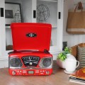 Steepletone Roxy 4 BT Retro Record Player - Vinyl, CD, Bluetooth & MP3 - Gadget Man Ireland