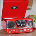 Steepletone Roxy 4 BT Retro Record Player - Vinyl, CD, Bluetooth & MP3 - Gadget Man Ireland