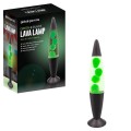Lava Lamp Green Wax Black Base | Gadget Man Ireland
