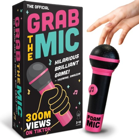Grab the Mic Karaoke Game | Party Game | Gadget Man Ireland