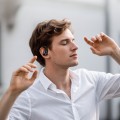 HOCO EQ29 Rhyme Wireless Ear-Hook Headphones Black | Gadget Man Ireland