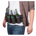 Beer belt 6‑pack holder with metal opener | Gadget Man Ireland