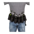 Beer belt 6‑pack holder with metal opener | Gadget Man Ireland