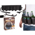 Beer belt 6‑pack holder with metal opener | Gadget Man Ireland
