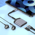 Hoco USB-C to Dual USB-C Audio Adapter LS40 | Gadget Man Ireland