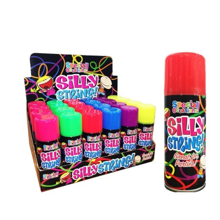 Silly String Party Spray 200ML - Colourful Party Fun - Gadget Man Ireland
