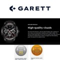 Garett Atom Smartwatch Black Steel - Gadget Man Ireland