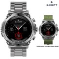 Garett Atom Smartwatch Silver Steel - Gadget Man Ireland