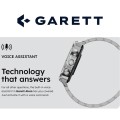 Garett Atom Smartwatch Silver Steel - Gadget Man Ireland
