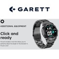 Garett Atom Smartwatch Silver Steel - Gadget Man Ireland