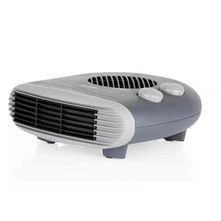 Warmlite 2kW Portable Flat Fan Heater / Black - Gadget Man Ireland