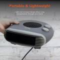 Warmlite 2kW Portable Flat Fan Heater / Black - Gadget Man Ireland
