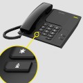 Alcatel T26 Corded Telephone / Black - Gadget Man Ireland