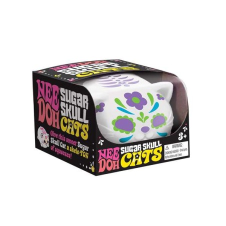 NeeDoh Sugar Skull CatStress Toy - Gadget Man Ireland