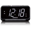 LENCO CR-28BK Clock Radio with Dimmer - Gadget Man Ireland