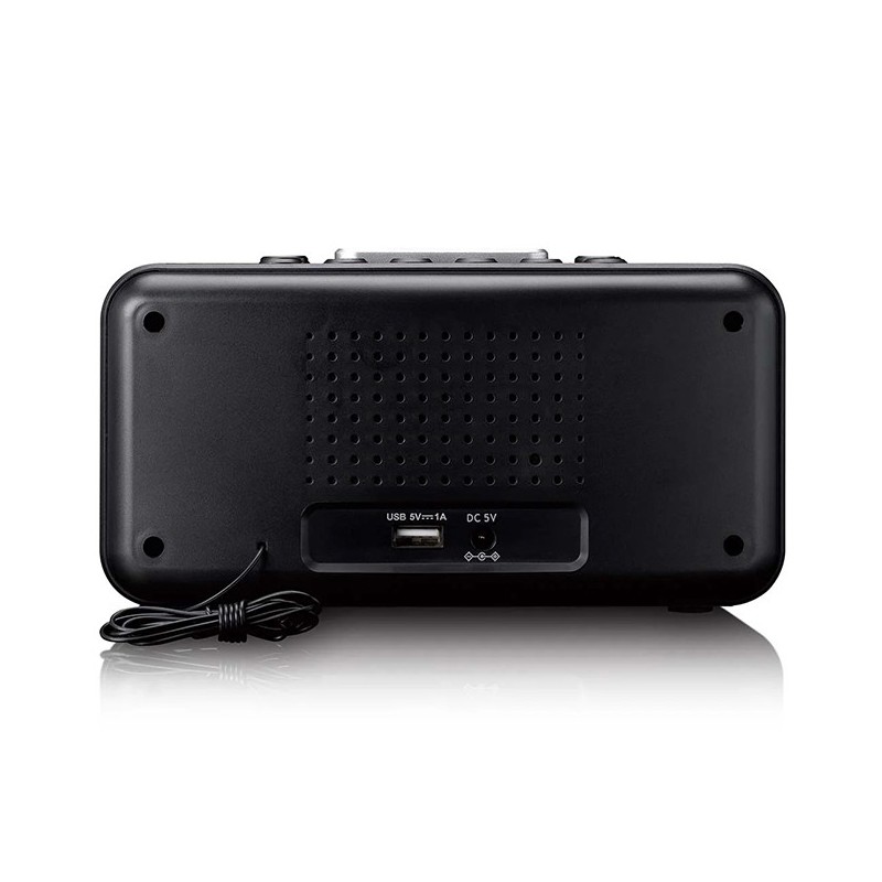 LENCO CR-28BK Clock Radio with Dimmer - Gadget Man Ireland