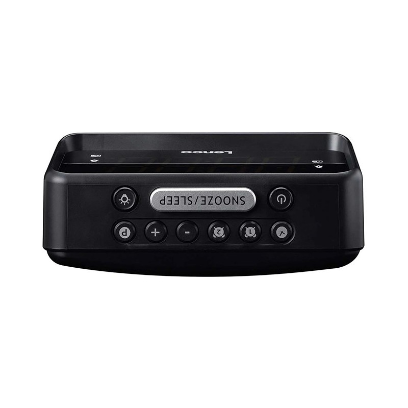 LENCO CR-28BK Clock Radio with Dimmer - Gadget Man Ireland