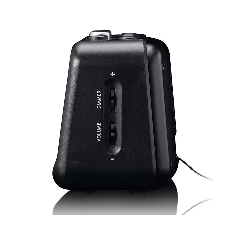 LENCO CR-28BK Clock Radio with Dimmer - Gadget Man Ireland