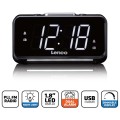 LENCO CR-28BK Clock Radio with Dimmer - Gadget Man Ireland
