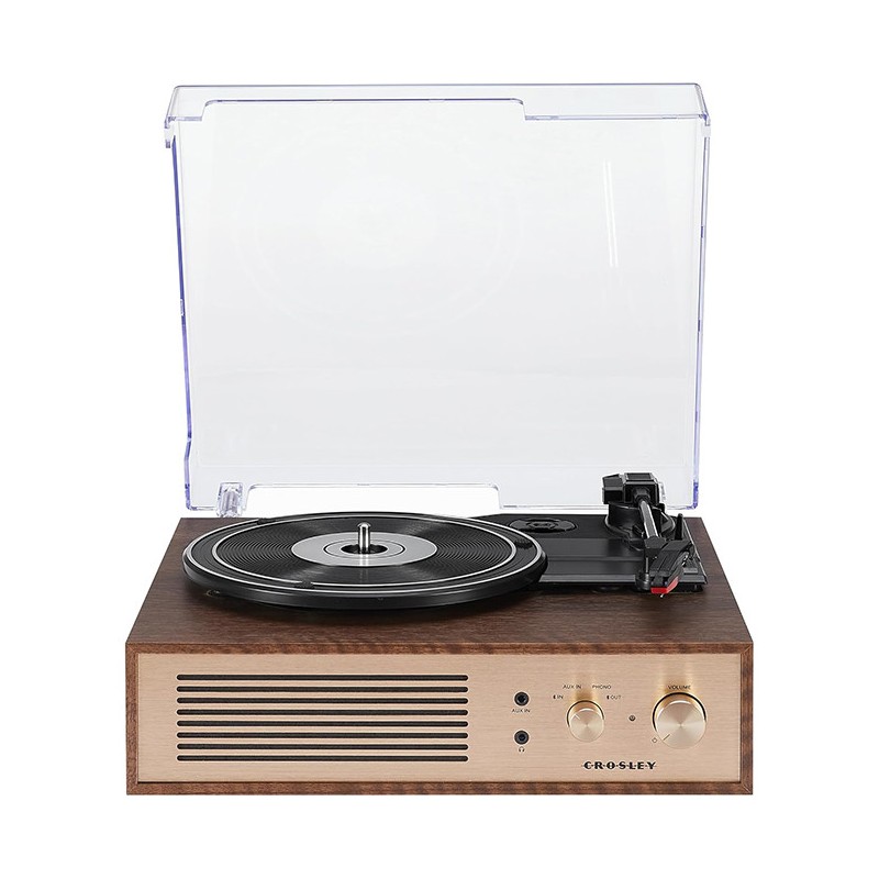 Crosley Miles Bluetooth Record Player - Walnut | Gadget Man Ireland