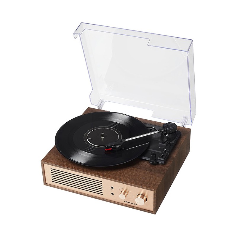 Crosley Miles Bluetooth Record Player - Walnut | Gadget Man Ireland