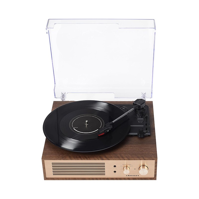 Crosley Miles Bluetooth Record Player - Walnut | Gadget Man Ireland