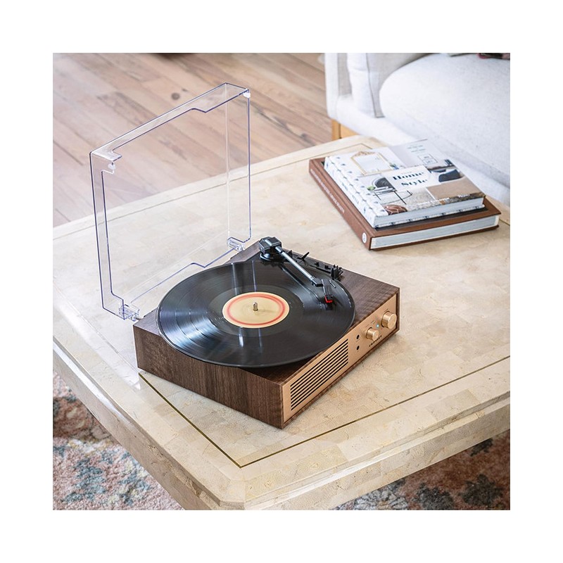 Crosley Miles Bluetooth Record Player - Walnut | Gadget Man Ireland
