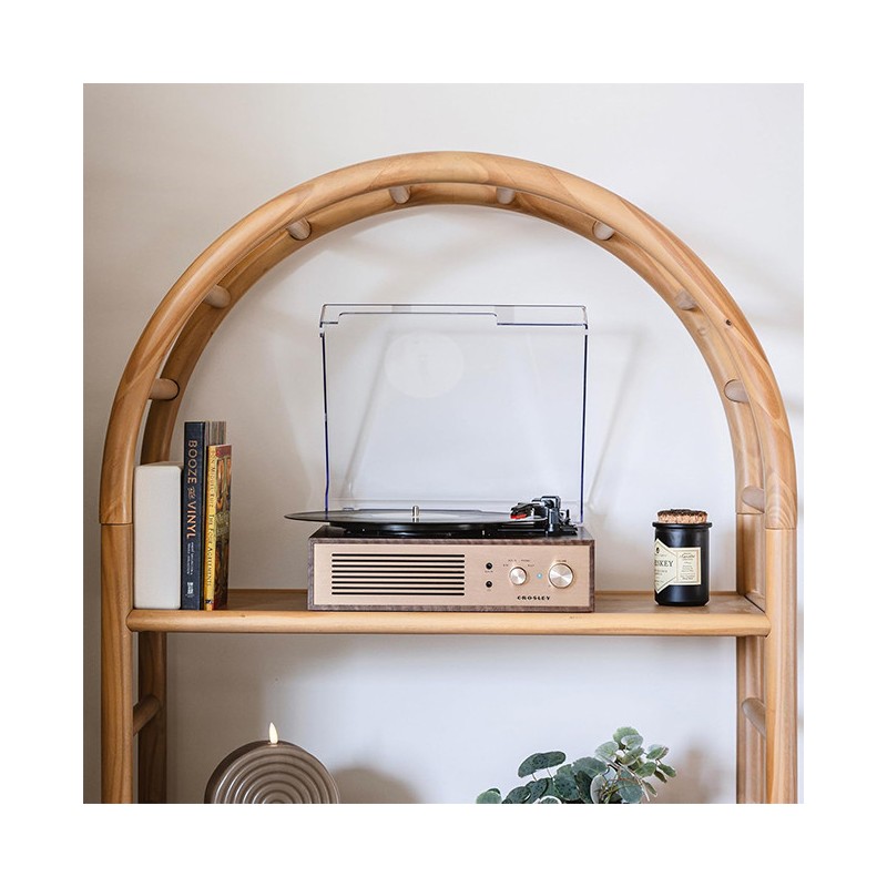 Crosley Miles Bluetooth Record Player - Walnut | Gadget Man Ireland