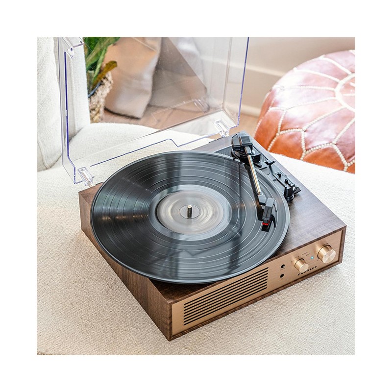 Crosley Miles Bluetooth Record Player - Walnut | Gadget Man Ireland