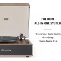 Crosley Stave Bluetooth Turntable Walnut | Gadget Man Ireland