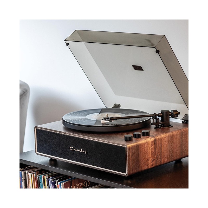 Crosley Stave Bluetooth Turntable Walnut | Gadget Man Ireland