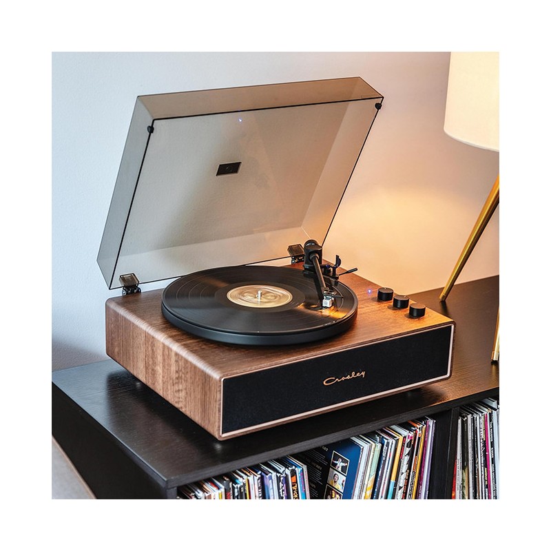 Crosley Stave Bluetooth Turntable Walnut | Gadget Man Ireland