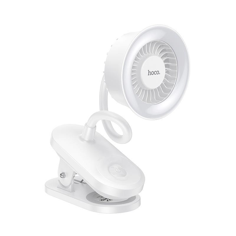 HOCO HX610 2-in-1 Clip-on Fan with Night Light | Gadget Man Ireland