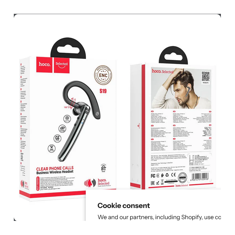 Gadget Man Ireland - Hoco S19 ENC Noise Cancelling Business Headphone