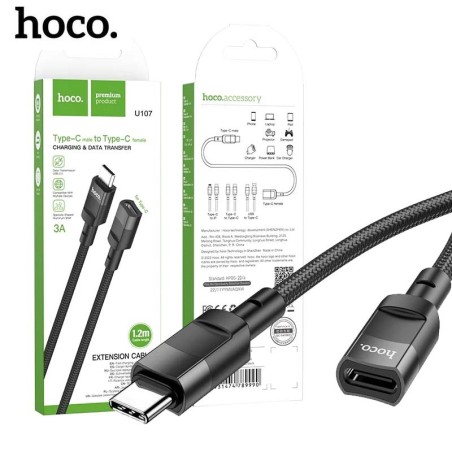 HOCO U107 USB-C Extension Cable 1.2m | Gadget Man