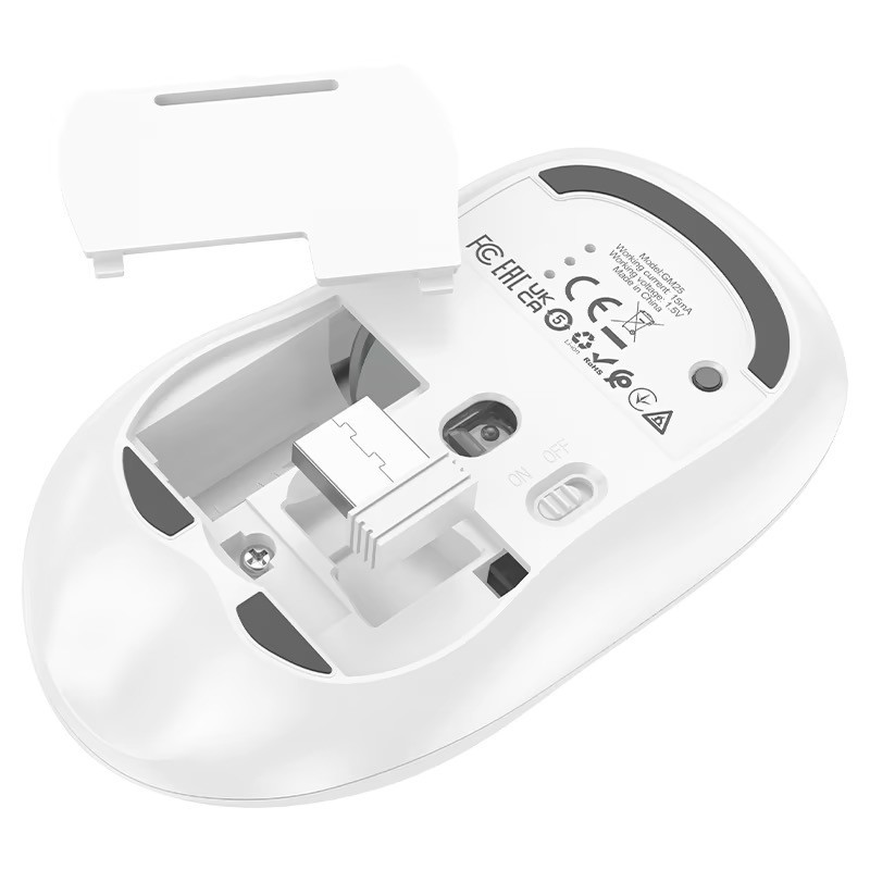 Hoco GM25 Dual-Mode Wireless Mouse | Bluetooth & 2.4G | Gadget Man Ireland