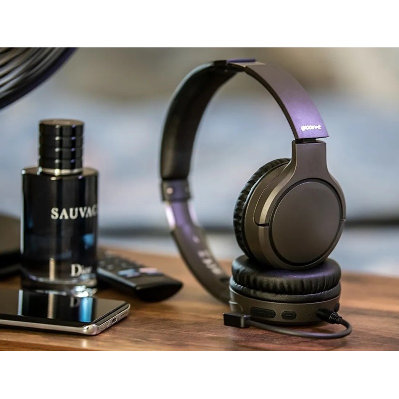 Groove Connect Wireless Headphones with Detachable Boom Mic | Gadget Man Ireland